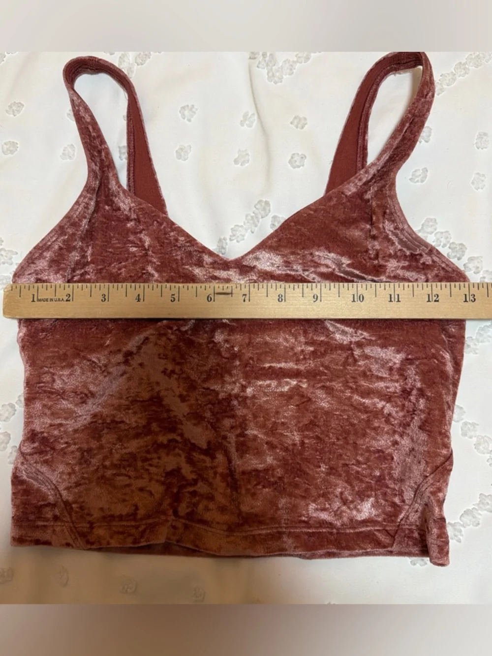 Lululemon Align Tank Crushed Velvet Soft Cranberry Special Edition Athleisure 6 - Picture 2 of 6